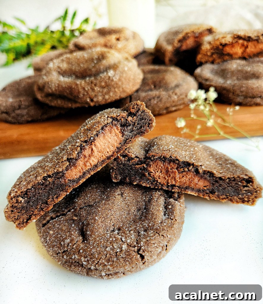 Double Chocolate Cheesecake Cookies