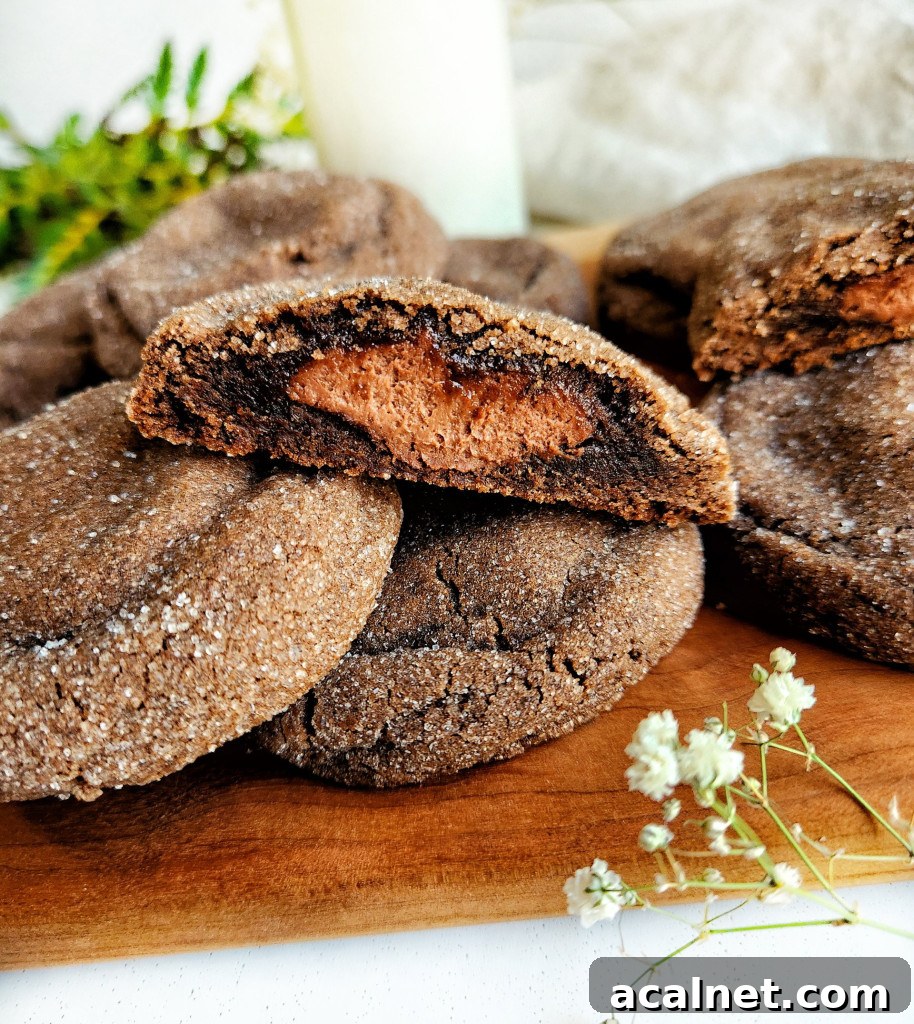 Double Chocolate Cheesecake Cookies