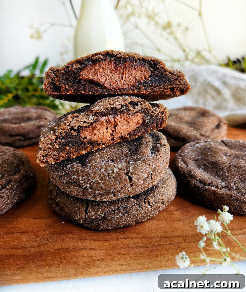 Double Chocolate Cheesecake Cookies