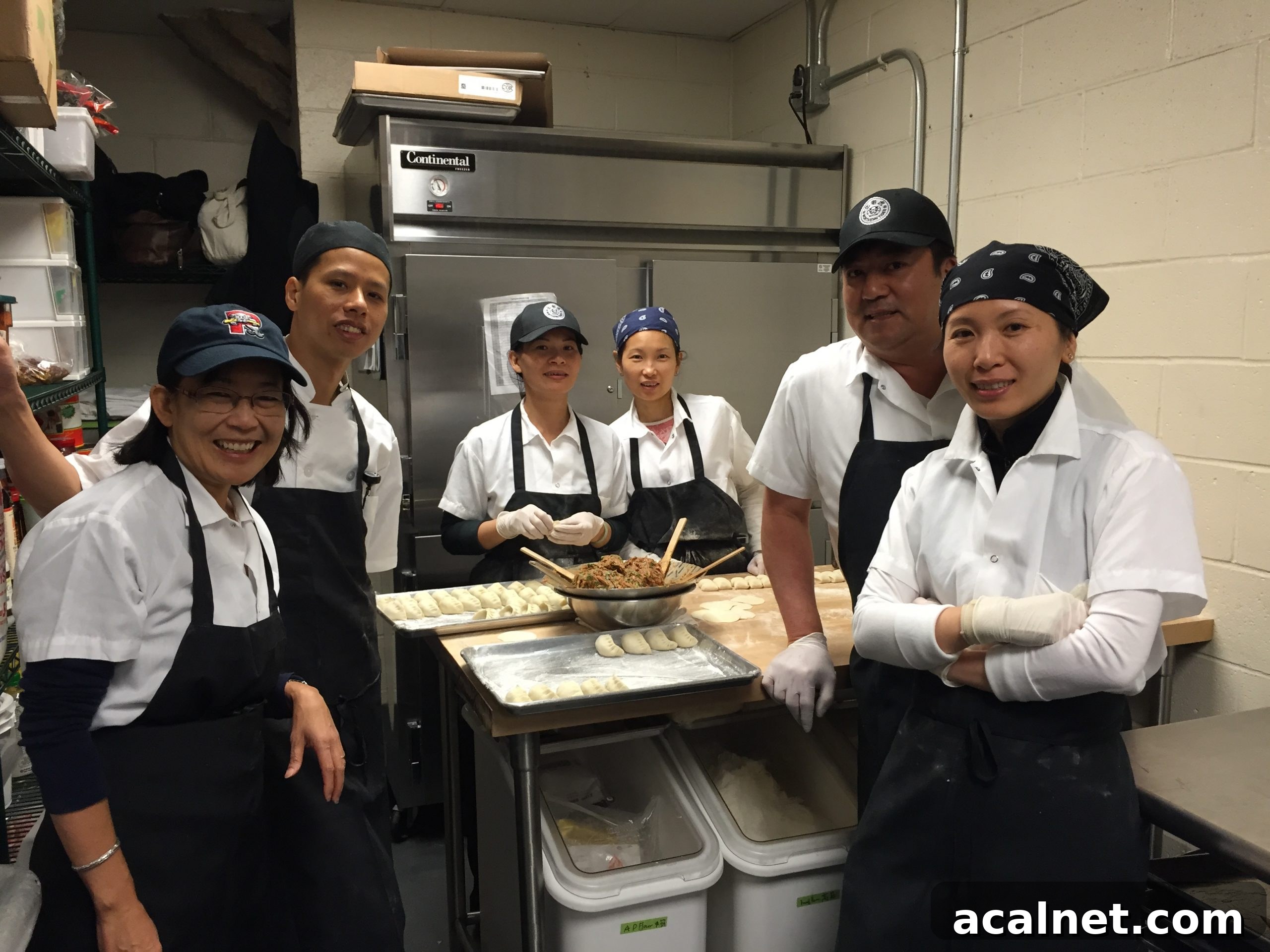 Making dumplings at Northern Tiger