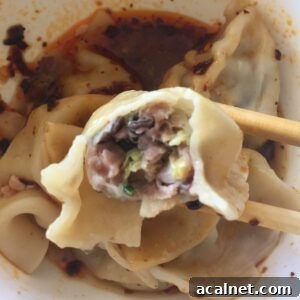 Dumplings with a delicious filling