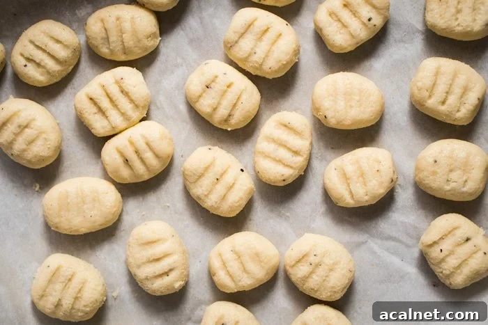 Uncooked gluten free & keto ricotta gnocchi