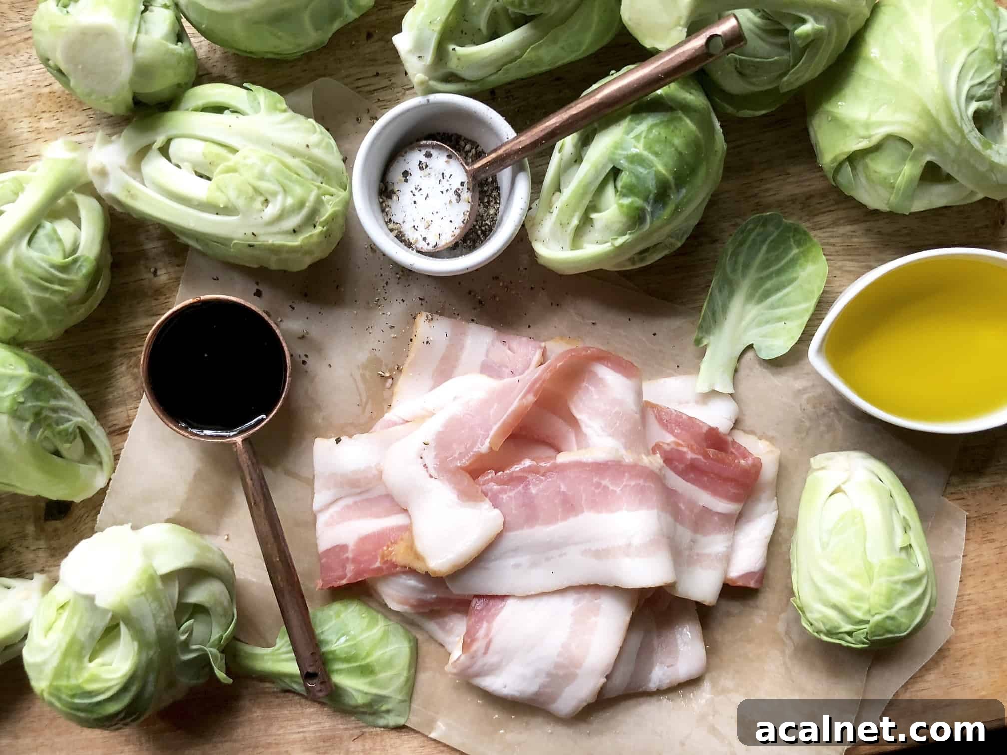 balsamic roasted brussels sprouts with bacon