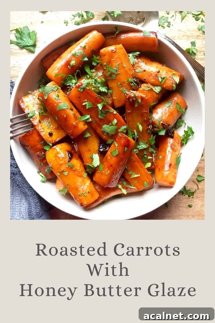 roasted carrots with honey butter glaze