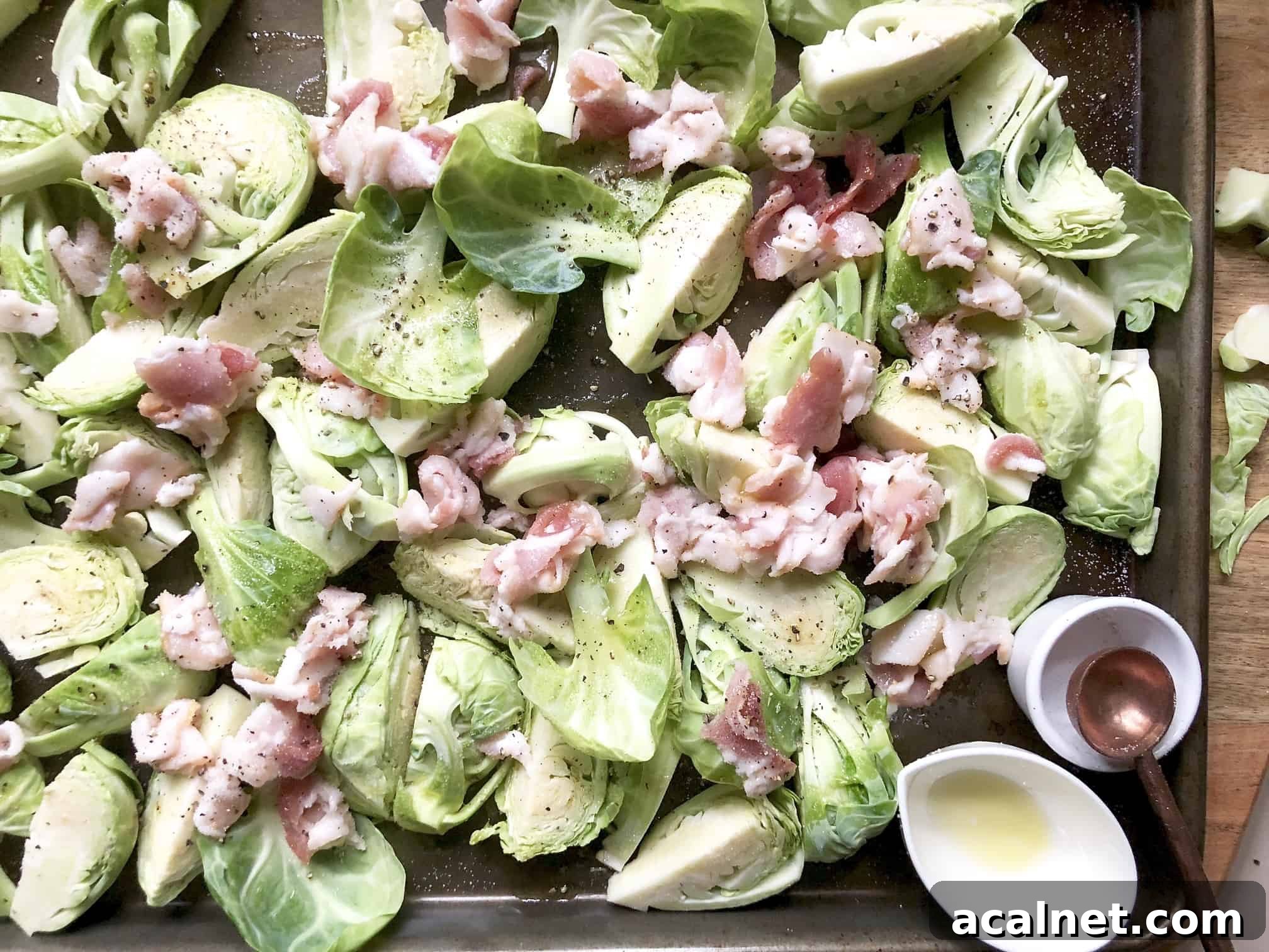 balsamic roasted brussels sprouts with bacon