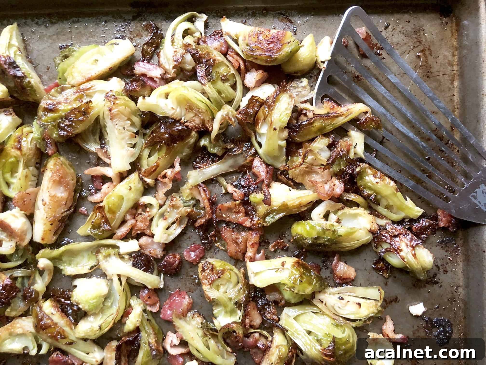 balsamic roasted brussels sprouts with bacon
