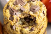 Chewy Pumpkin Chocolate Chip Cookies Recipe