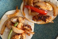 Smoky Blackstone Chicken Fajitas with Peppers and Onions