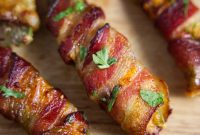 Crispy Air Fryer Bacon-Wrapped Jalapeño Poppers Recipe