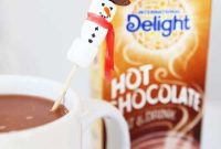 Snowman Marshmallow Stirrers for Festive Hot Chocolate