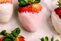 Pink Chocolate-Covered Strawberries Recipe