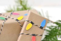 How to Make Christmas Wrapping Paper with Lights