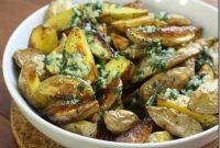 Crispy Garlic Butter Fries with Parmesan