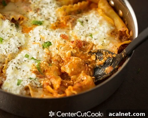 Spicy skillet lasagna 3