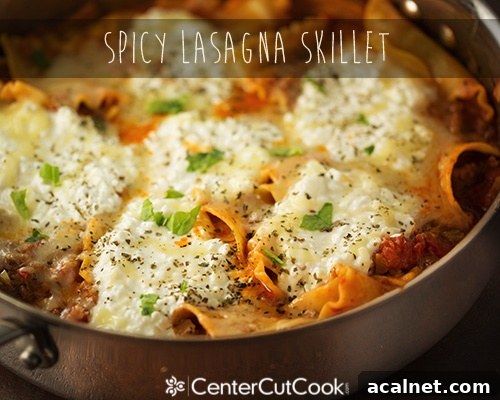 Spicy skillet lasagna 7