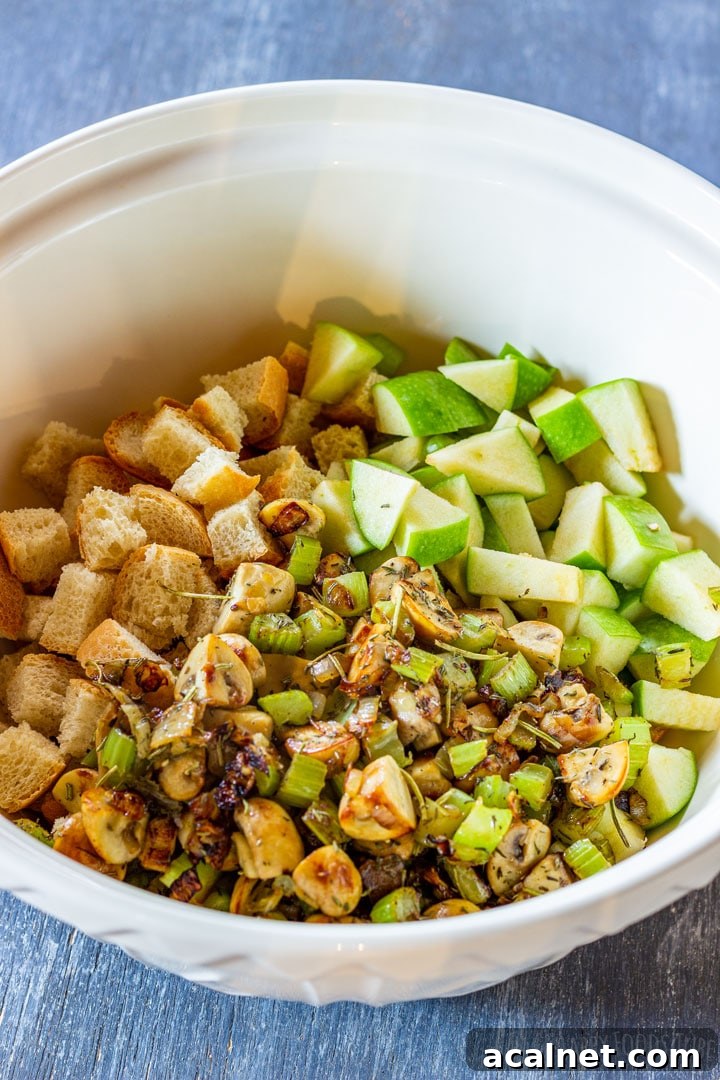 Uncooked stuffing mix