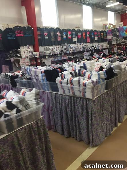 A clothing emporium...