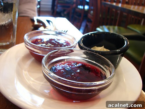 jelly and whipped butter