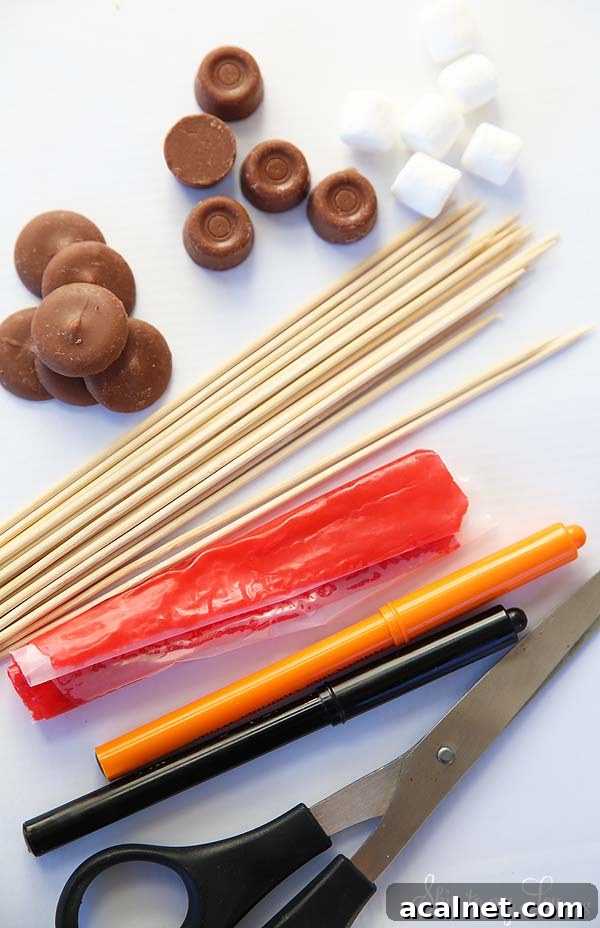 snowman stirrer supplies