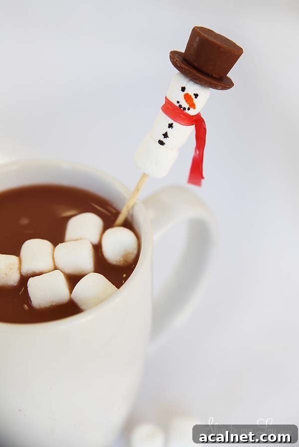 snowman stirrer