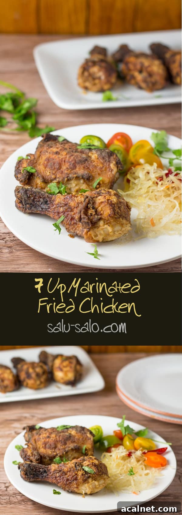 7 Up Marinated Fried Chicken
