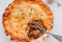 Classic Beef Pot Pie with Flaky Pastry Crust