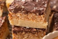 Homemade Samoa Bars: Caramel-Coconut Cookie Bars
