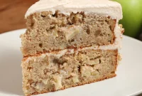 Moist Spiced Apple Cake with Cinnamon and Brown Sugar