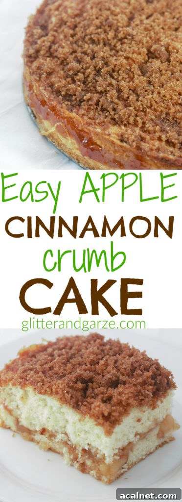 easy apple cinnamon crumb cake