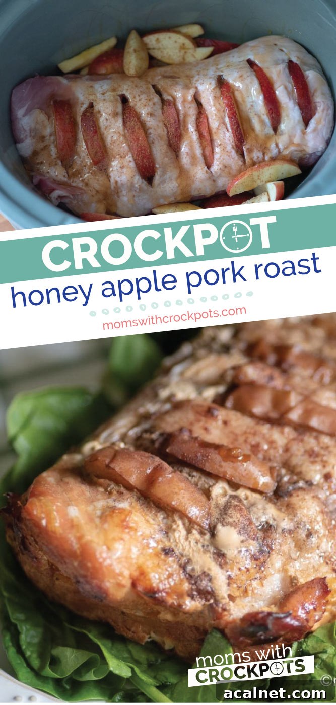 Crockpot Honey Apple Pork Roast