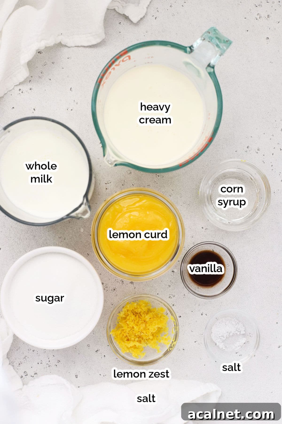 Lemon Ice Cream Swirled with Tangy Lemon Curd 4 ingredients for homemade lemon ice cream (no eggs!)