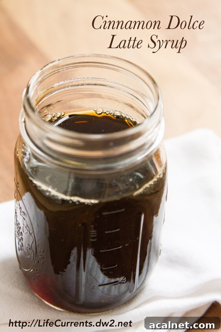 Cinnamon Dolce Latte Syrup by Life Currents