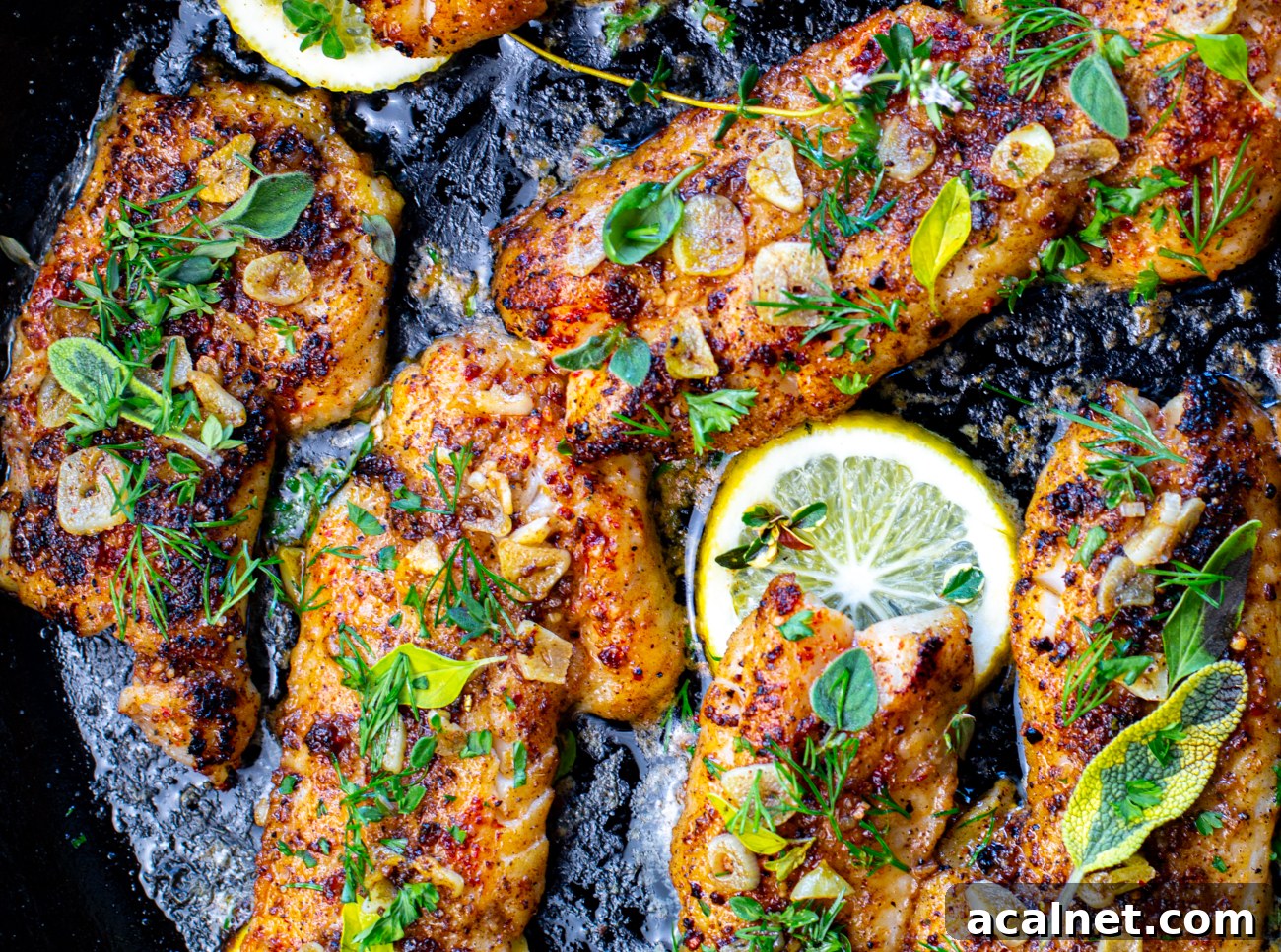 Karen's Cajun-Style Blackened Red Fish
