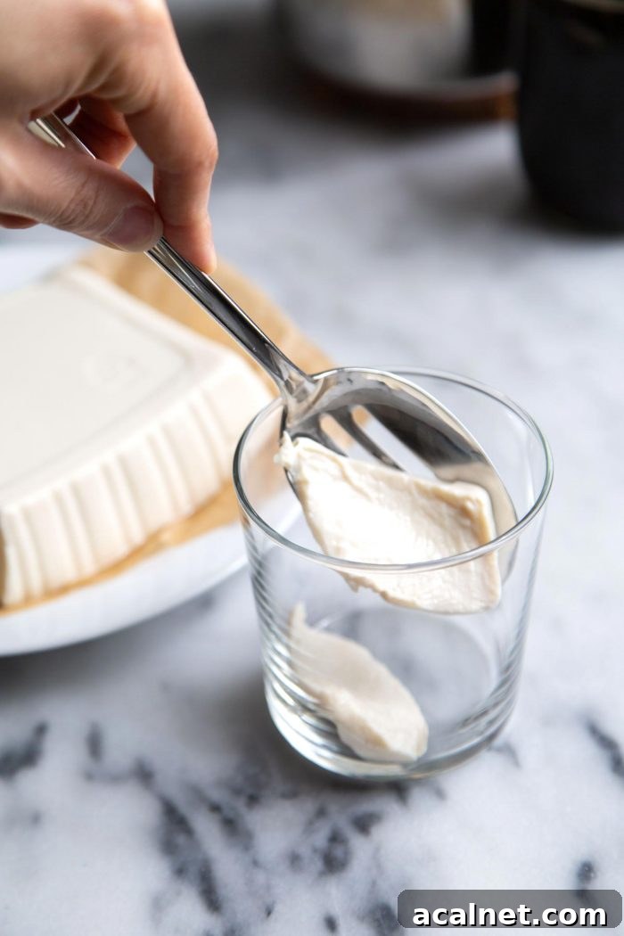 Taho: Classic Filipino Sweet Tofu Dessert 7 Steamed tofu for taho dessert
