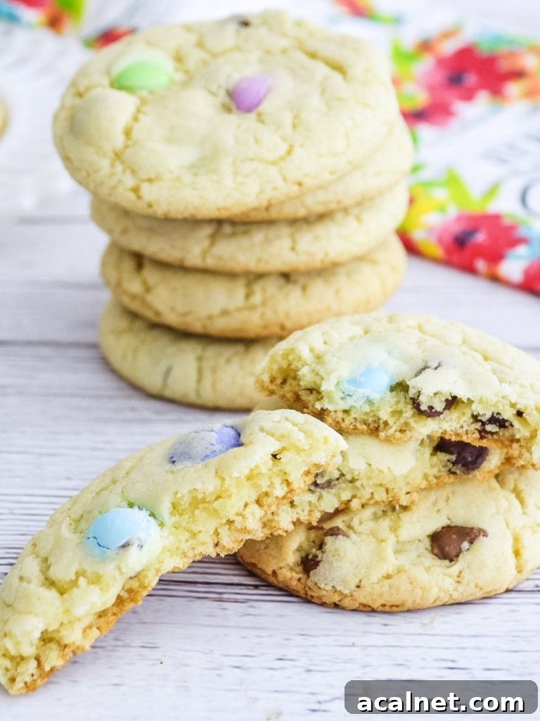 spring cake mix cookies