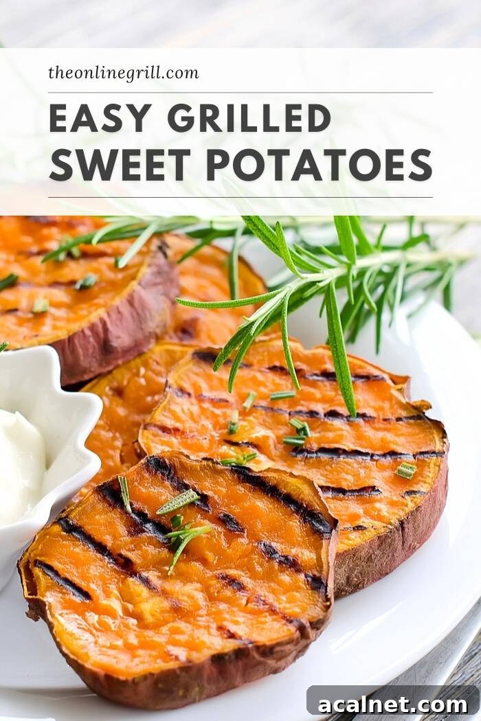 grilled sweet potatoes recipe