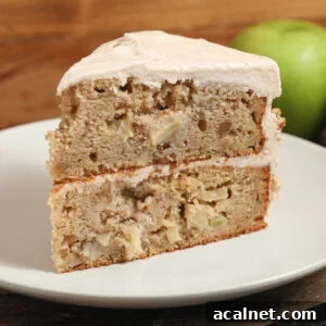 Apple Spice Cake With Caramel Cream Cheese Frosting