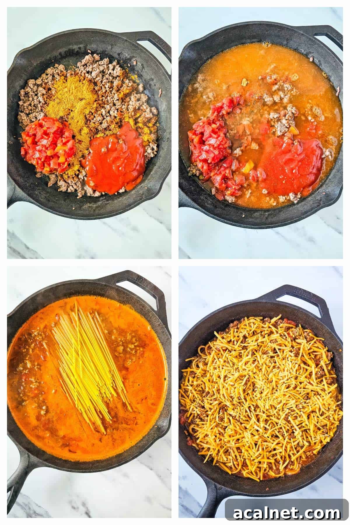 How to make taco spaghetti