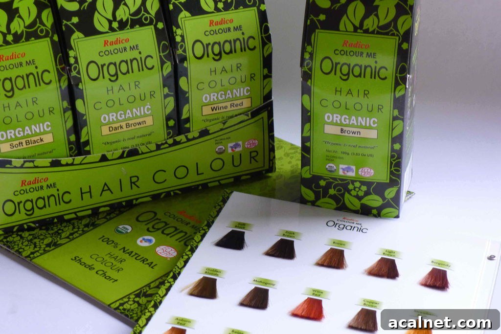 organic non toxic hair dye from radico