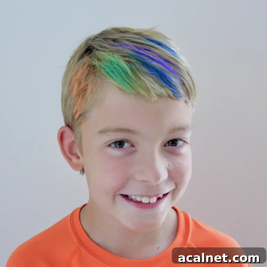 temporary hair chalk for kids from fresh monster