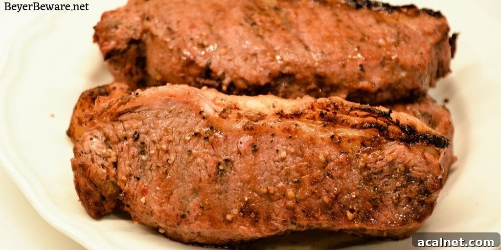Plated All-American Steaks