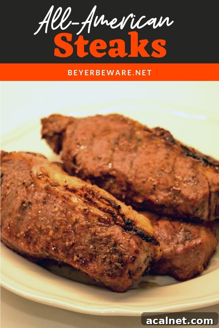 All-American Steaks close-up